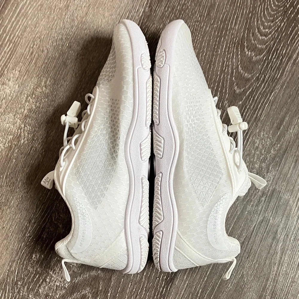 Women’s Athletic Walking Sneakers - White - Picture 6 of 16
